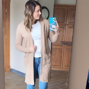 Gap Tan Duster Cardigan